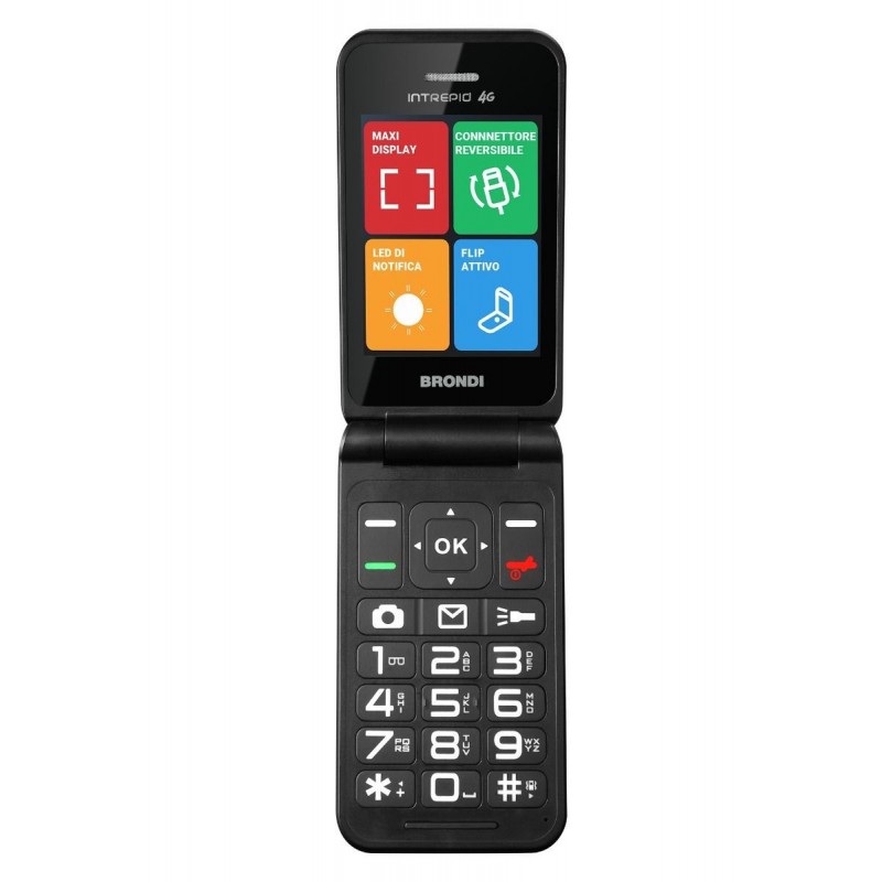 Brondi Intrepid 4G 7,11 cm (2.8") Verde Telefono di livello base