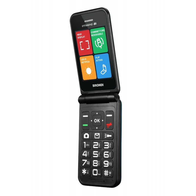 Brondi Intrepid 4G 7,11 cm (2.8") Verde Telefono di livello base