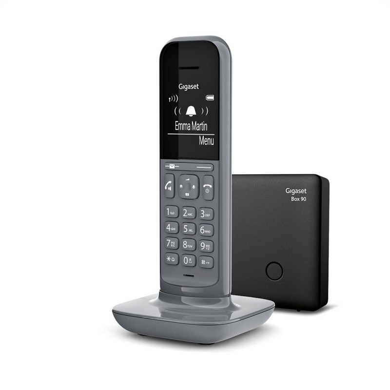 Gigaset CL390 Teléfono DECT analógico Identificador de llamadas Gris