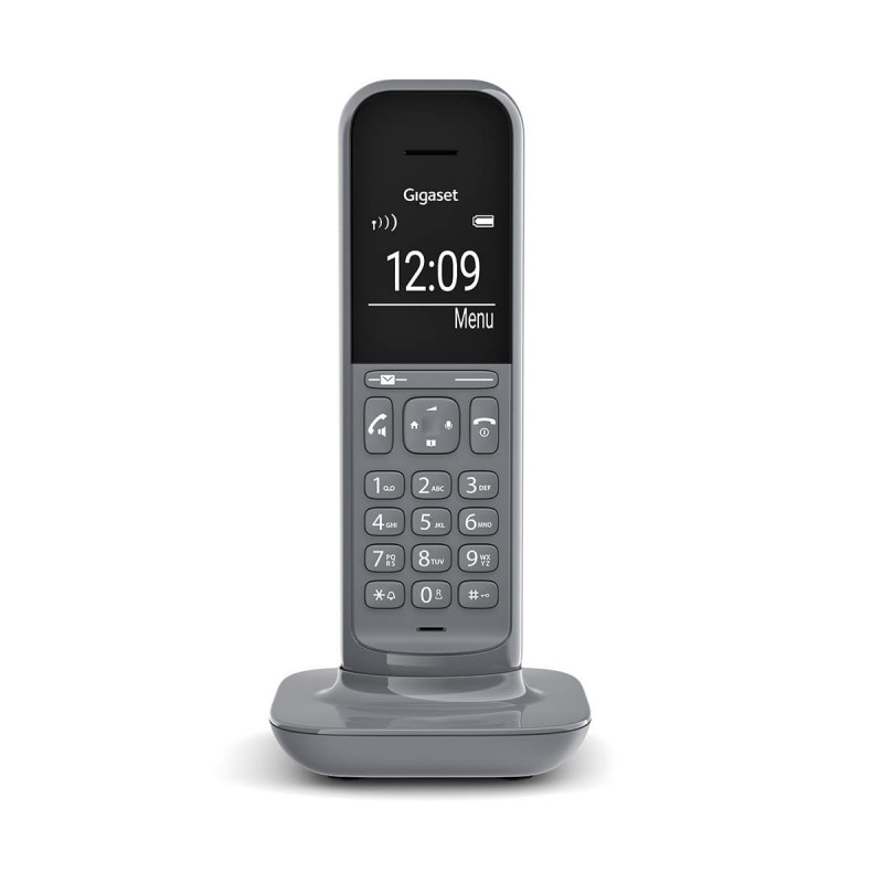 Gigaset CL390 Teléfono DECT analógico Identificador de llamadas Gris