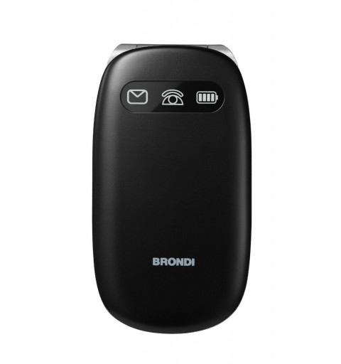 Brondi Amico Comfort 7,11 cm (2.8") Negro, Plata Teléfono para personas mayores