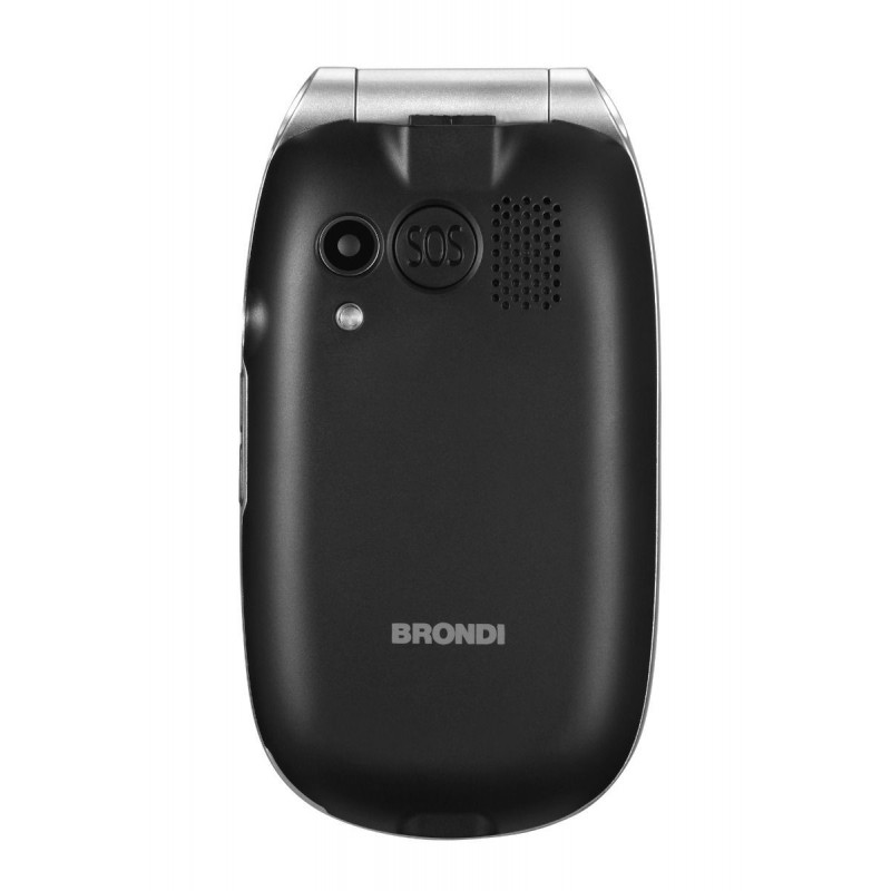 Brondi Amico Comfort 7,11 cm (2.8") Noir, Argent Téléphone pour seniors