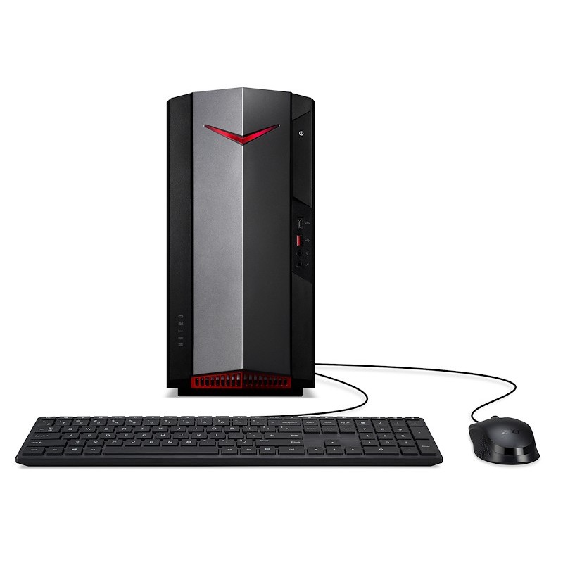 Acer NITRO 50 N50-640 i5-12400 Tower Intel® Core™ i5 16 GB DDR4-SDRAM 512 GB SSD Windows 11 Home PC Nero