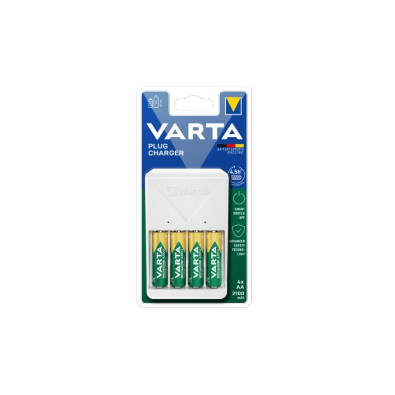 Varta 57657 101 451 cargador de batería Pilas de uso doméstico Corriente alterna