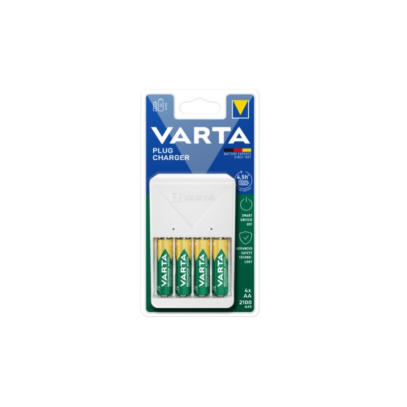 Varta 57657 101 451 chargeur de batterie Pile domestique Secteur