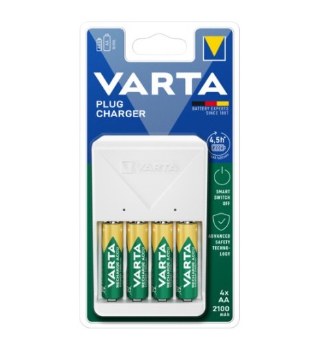 Varta 57657 101 451 cargador de batería Pilas de uso doméstico Corriente alterna