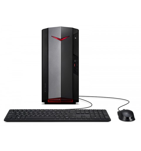 Acer NITRO 50 N50-640 i5-12400 Tower Intel® Core™ i5 16 GB DDR4-SDRAM 1024 GB SSD Windows 11 Home PC Nero