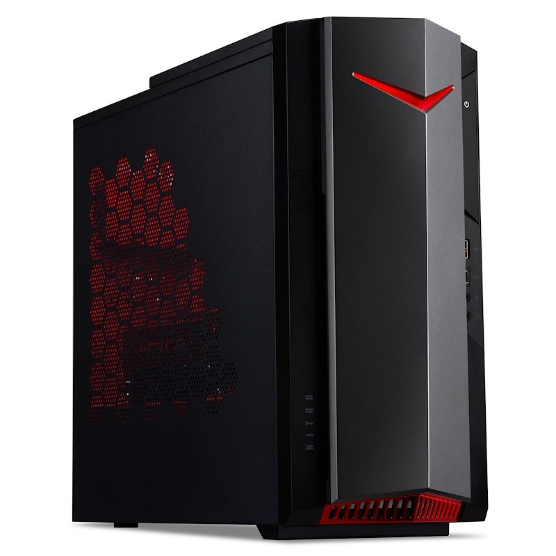 Acer NITRO 50 N50-640 i5-12400 Tower Intel® Core™ i5 16 GB DDR4-SDRAM 1024 GB SSD Windows 11 Home PC Nero