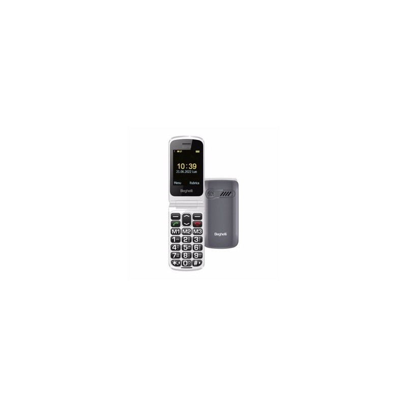 Beghelli Salvalavita Phone SLV18 6,1 cm (2.4") 88 g Argent Téléphone pour seniors