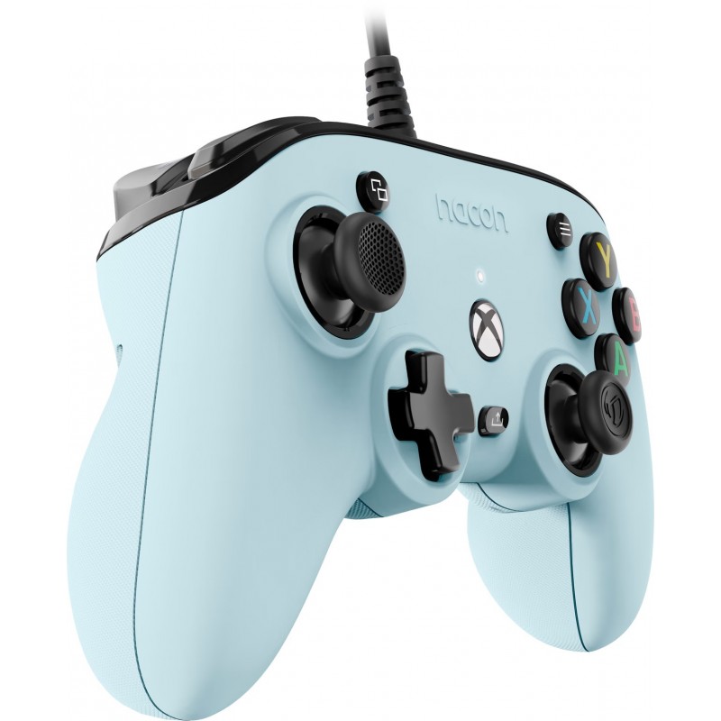 NACON Pro Compact Blue USB Gamepad Analogue Digital PC, Xbox One, Xbox Series S, Xbox Series X