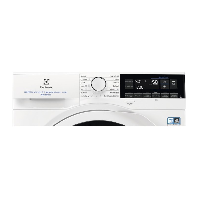 Electrolux EW6F384YQ lavatrice Caricamento frontale 8 kg 1351 Giri min A Bianco