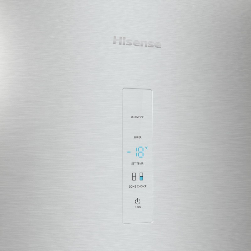 Hisense RB390N4BCE1 frigorifero con congelatore Libera installazione 300 L Acciaio inossidabile