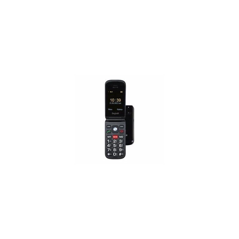 Beghelli Salvalavita Phone SLV15 6,1 cm (2.4") 87 g Noir Téléphone pour seniors