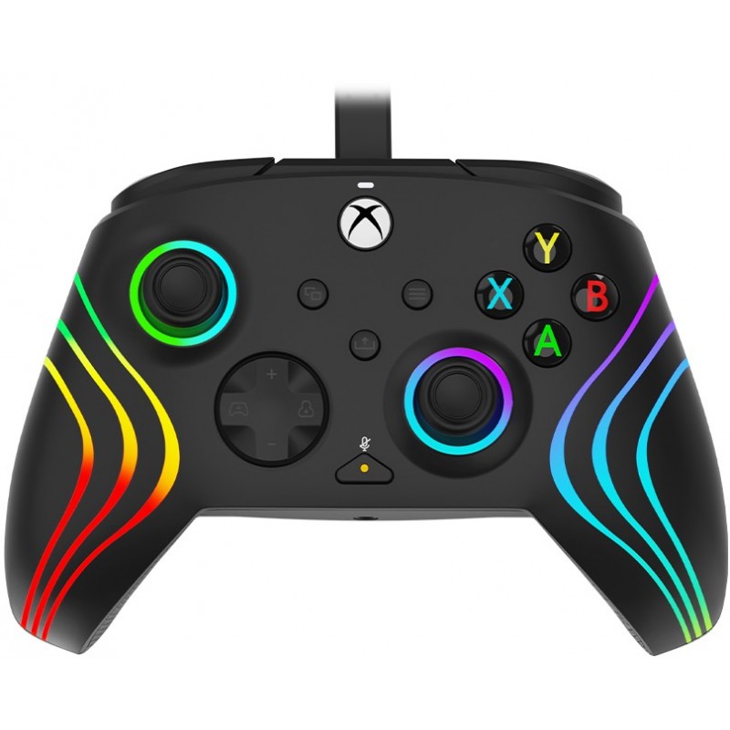 PDP Afterglow Wave Negro USB Gamepad PC, Xbox One, Xbox Series S, Xbox Series X