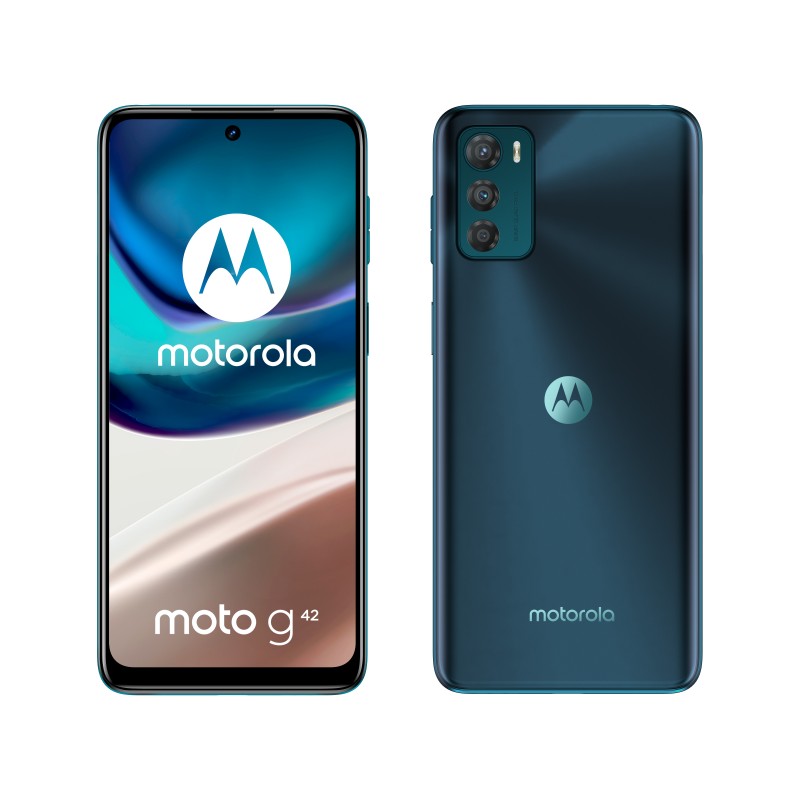 Motorola Moto G 42 16,3 cm (6.4") SIM doble Android 12 4G USB Tipo C 6 GB 128 GB 5000 mAh Verde