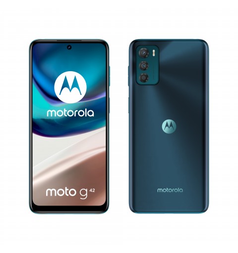 Motorola Moto G 42 16,3 cm (6.4") SIM doble Android 12 4G USB Tipo C 6 GB 128 GB 5000 mAh Verde