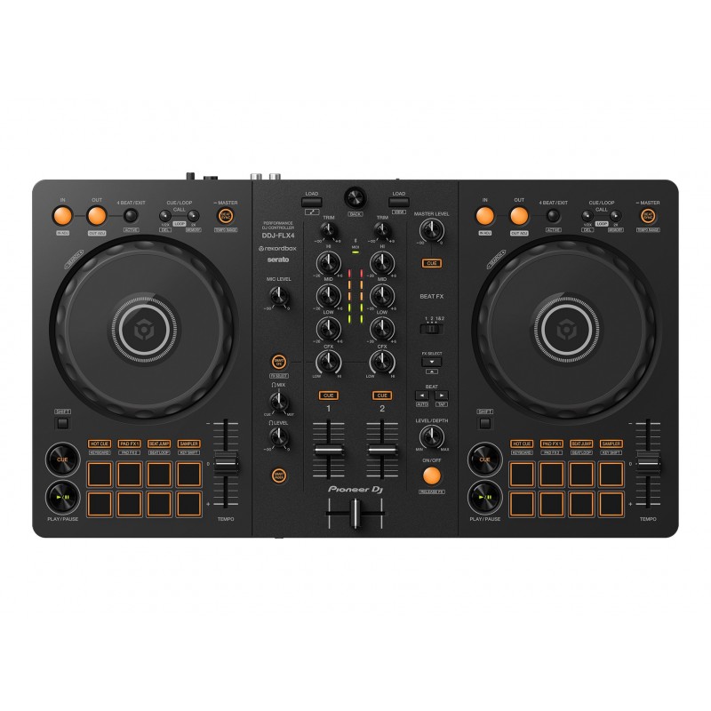 Pioneer DDJ-FLX4 contrôleur DJ 2 canaux Noir