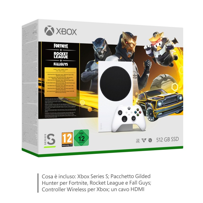 Microsoft Xbox Series S – Gilded Hunter 512 GB Wi-Fi Bianco