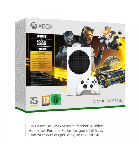 Microsoft Xbox Series S – Gilded Hunter 512 GB Wi-Fi Bianco