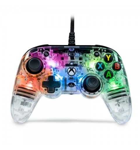 NACON Pro Compact Colorlight Black, Transparent USB Gamepad Analogue Digital PC, Xbox One, Xbox Series S, Xbox Series X