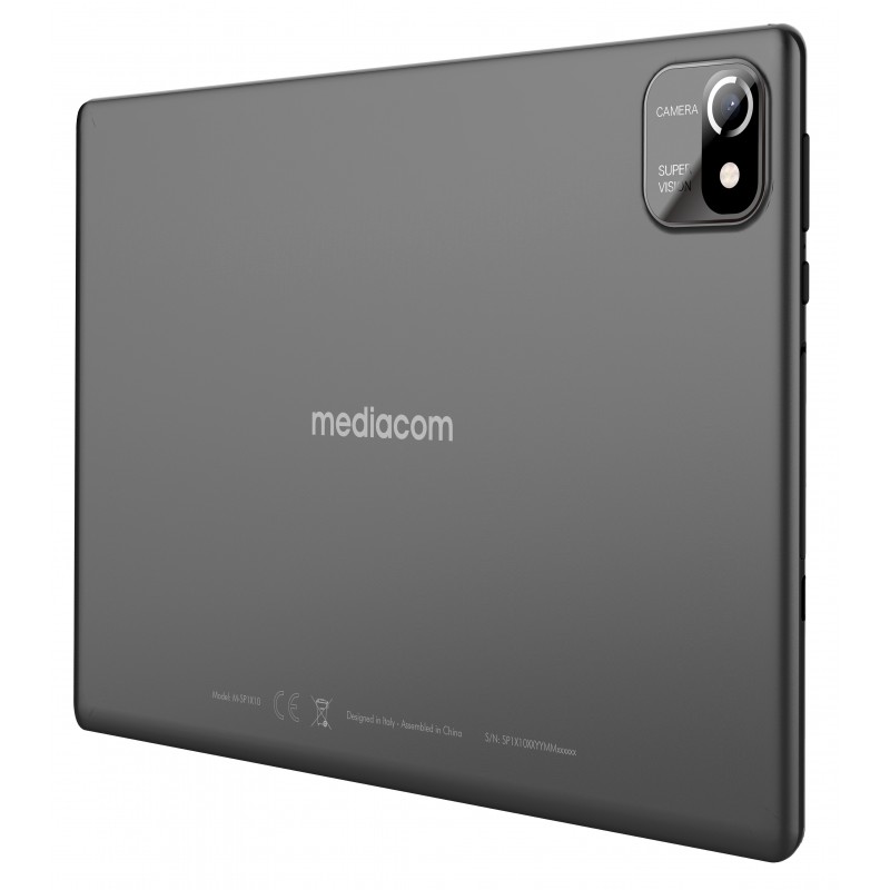 Mediacom SmartPad X10 4G LTE-FDD 32 GB 25,6 cm (10.1") Spreadtrum 2 GB Android 12 Go edition Nero