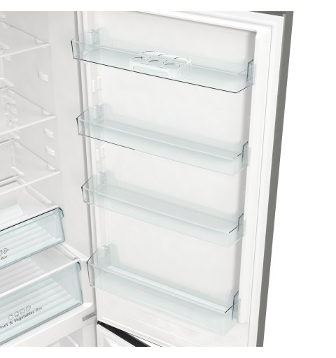 Hisense RB434N4BCE1 Kühl- und Gefrierkombination Freistehend 331 l Edelstahl