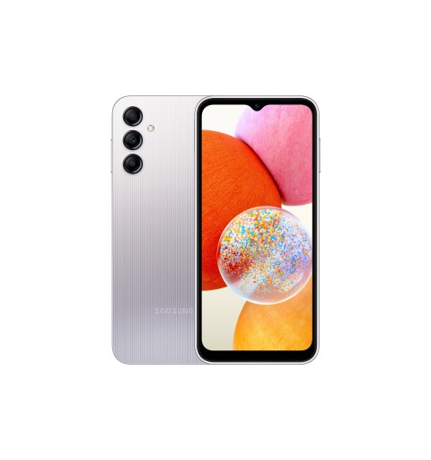 Samsung Galaxy A14 SM-A145R DSN 16,8 cm (6.6") SIM doble Android 13 4G USB Tipo C 4 GB 64 GB 5000 mAh Plata