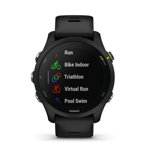 Garmin Forerunner 255 Music 3.3 cm (1.3") MIP 46 mm Black GPS (satellite)