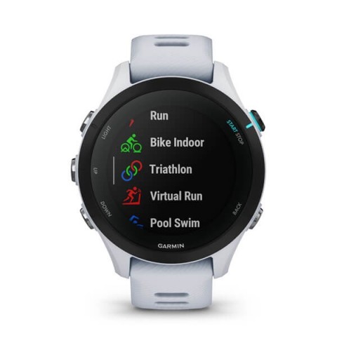 Garmin Forerunner 255S 2,79 cm (1.1") 41 mm Nero, Bianco GPS (satellitare)