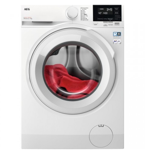 AEG LR6G94OW lavatrice Caricamento frontale 9 kg 1351 Giri min A Bianco