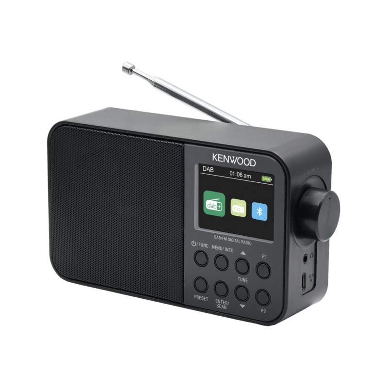 Kenwood CR-M30DAB-B Tragbar Digital Schwarz