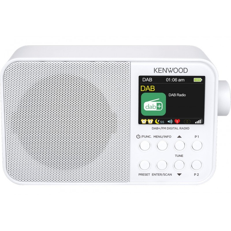 Kenwood CR-M30DAB-W radio Portátil Digital Blanco