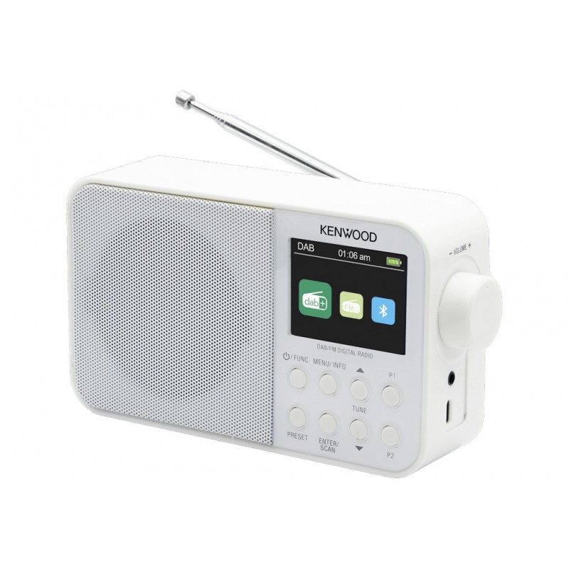 Kenwood CR-M30DAB-W Radio Tragbar Digital Weiß