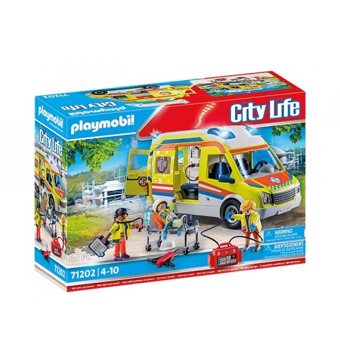 Playmobil City Life Rettungswagen mit Licht & Sound