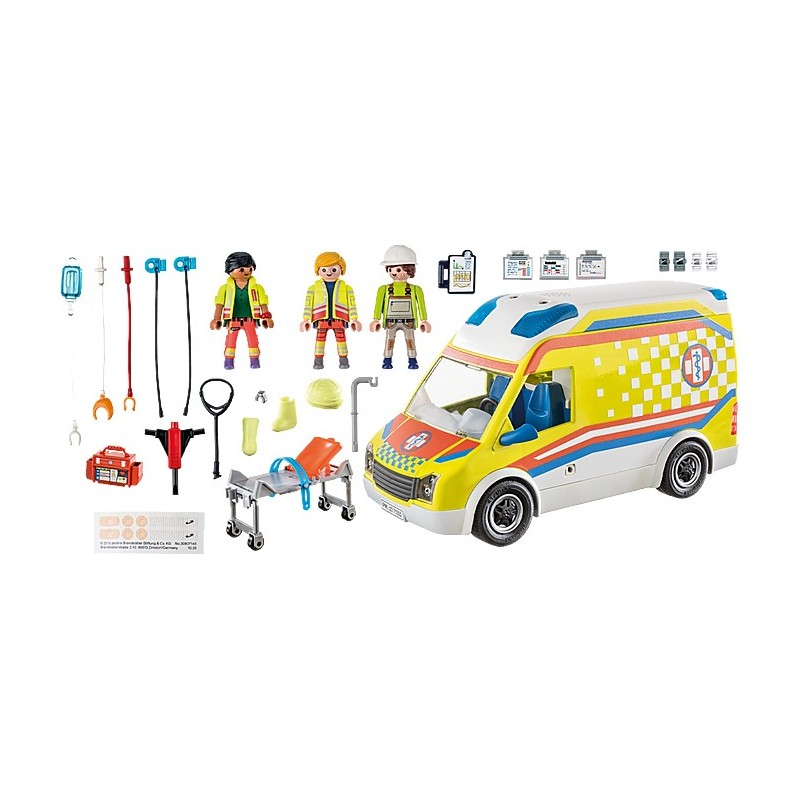 Playmobil City Life Rettungswagen mit Licht & Sound