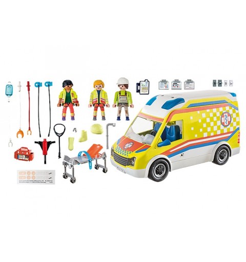 Playmobil City Life Rettungswagen mit Licht & Sound