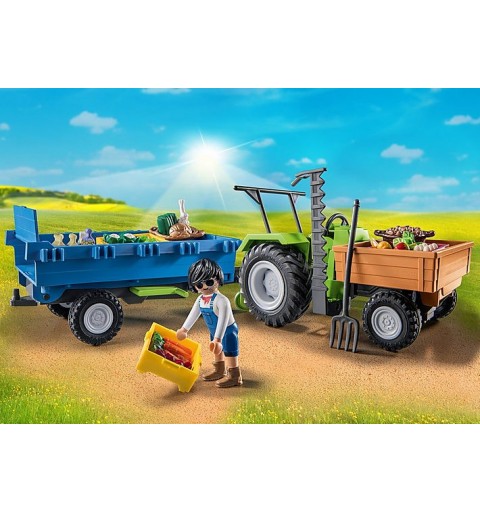 Playmobil Country Traktor mit Hänger