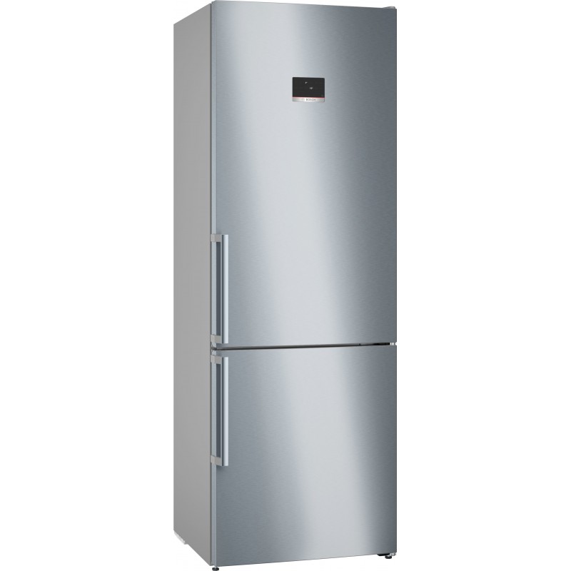 Bosch Serie 6 KGN49AICT frigorifero con congelatore Libera installazione 440 L C Acciaio inossidabile