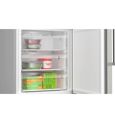 Bosch Serie 6 KGN49AICT Kühl- und Gefrierkombination Freistehend 440 l C Edelstahl