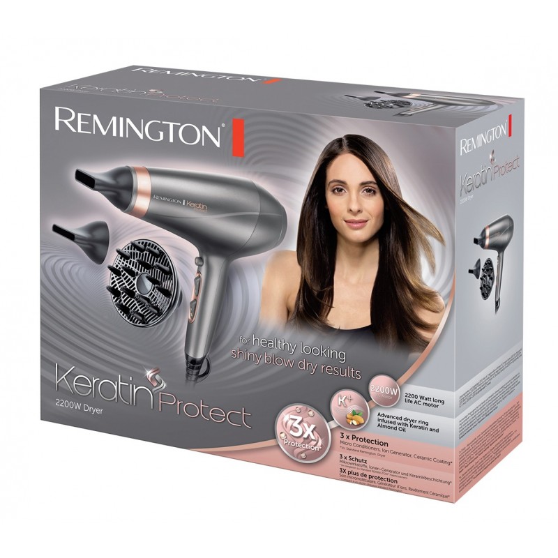 Remington AC8820 hair dryer 2200 W Silver
