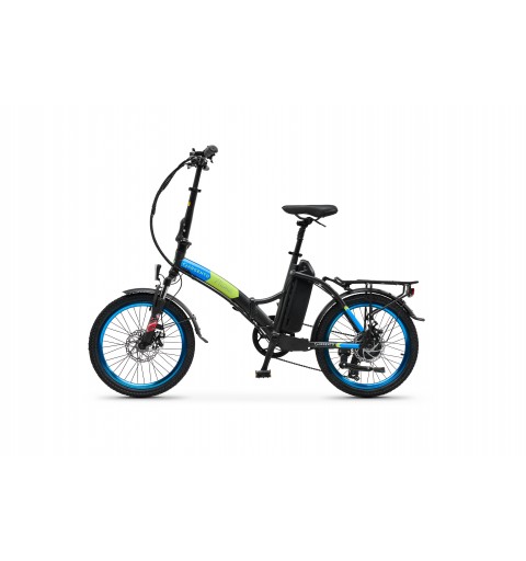 Argento e-Mobility Piuma Black, Blue Aluminium One Size 50.8 cm (20") 22 kg