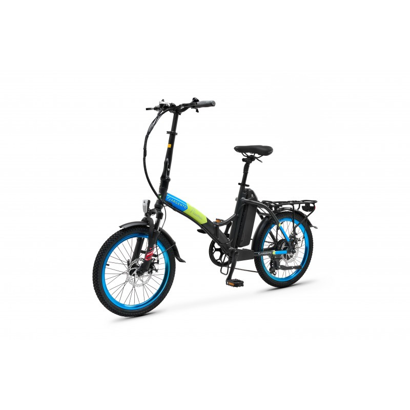 Argento e-Mobility Piuma Black, Blue Aluminium One Size 50.8 cm (20") 22 kg