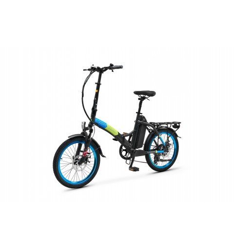 Argento e-Mobility Piuma Black, Blue Aluminium One Size 50.8 cm (20") 22 kg