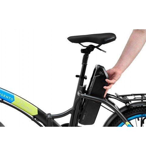 Argento e-Mobility Piuma Negro, Azul Aluminio Talla única 50,8 cm (20") 22 kg