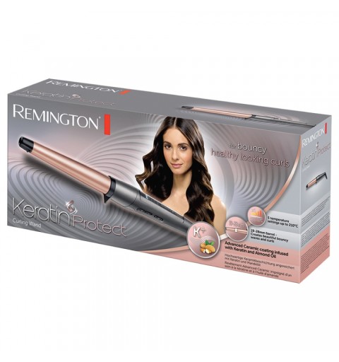 Remington CI83V6 Rizador de pelo Caliente Negro, Oro rosa 3 m