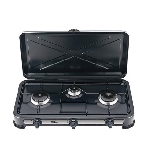 Melchioni Minerva 3 Black Countertop Gas 3 zone(s)