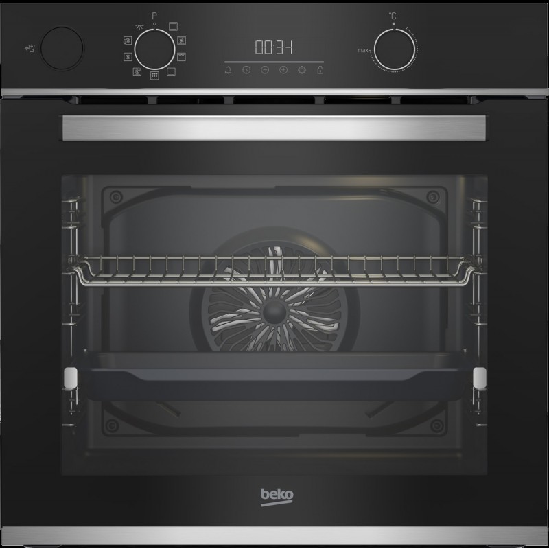 Beko BBIS13300XPE oven 71 L 3400 W A+ Black, Stainless steel