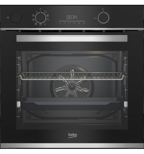 Beko BBIS13300XPE forno 71 L 3400 W A+ Nero, Acciaio inossidabile