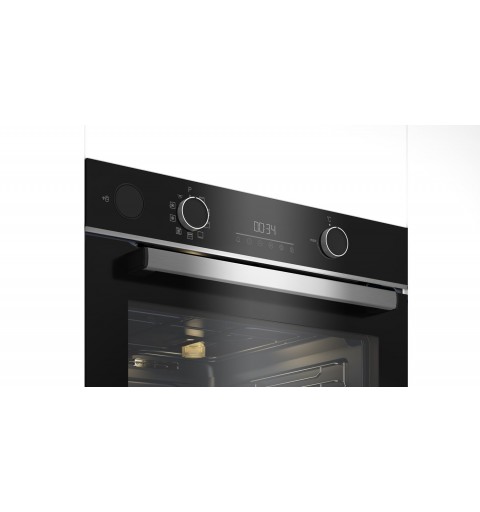 Beko BBIS13300XPE forno 71 L 3400 W A+ Nero, Acciaio inossidabile