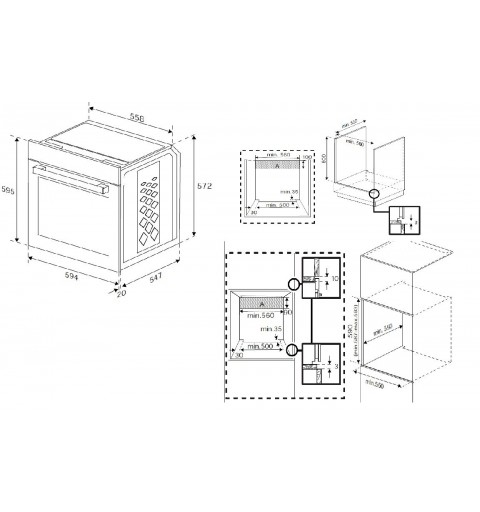 Beko BBIS13300XPE forno 71 L 3400 W A+ Nero, Acciaio inossidabile